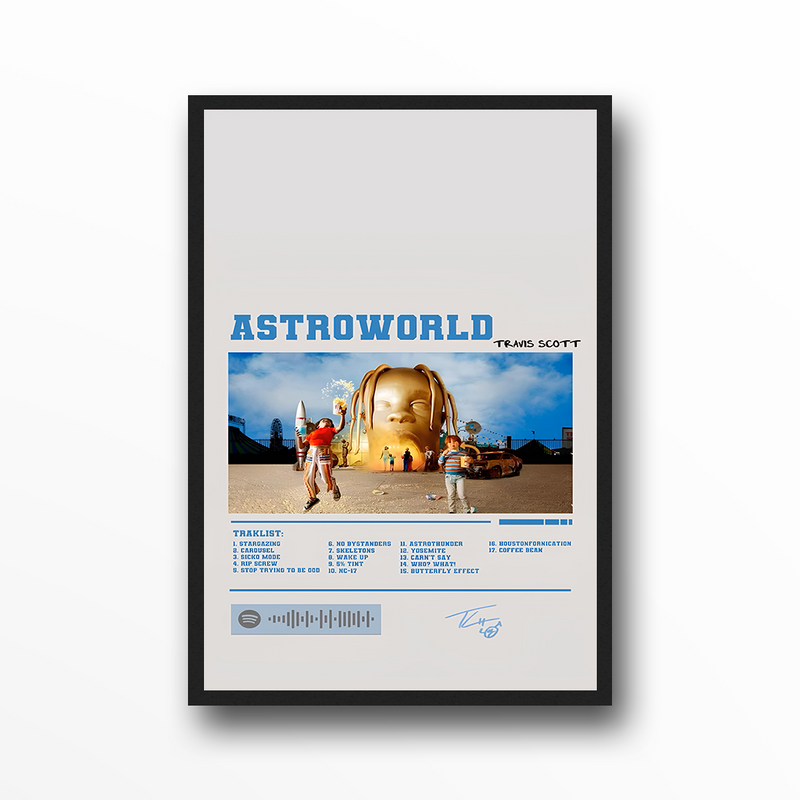 Travis Scott Poster Print