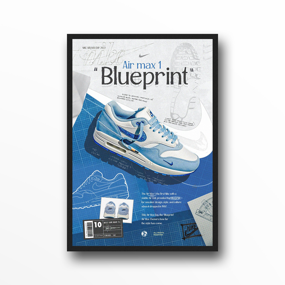 Blueprint Poster Print