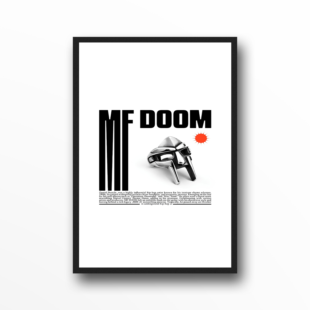 MF Doom Poster Print