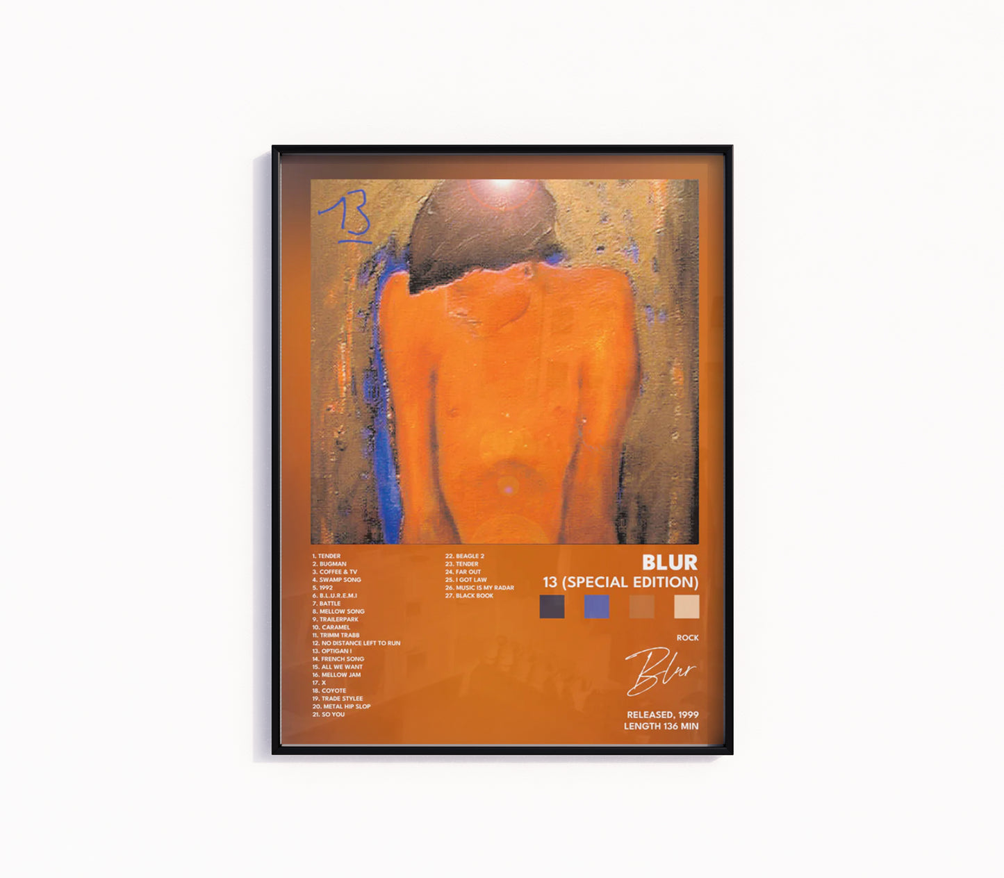 Blur "13" Album Poster