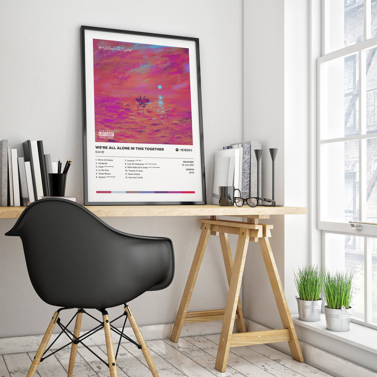 Dave "We're All Alone in This Together" Poster Print