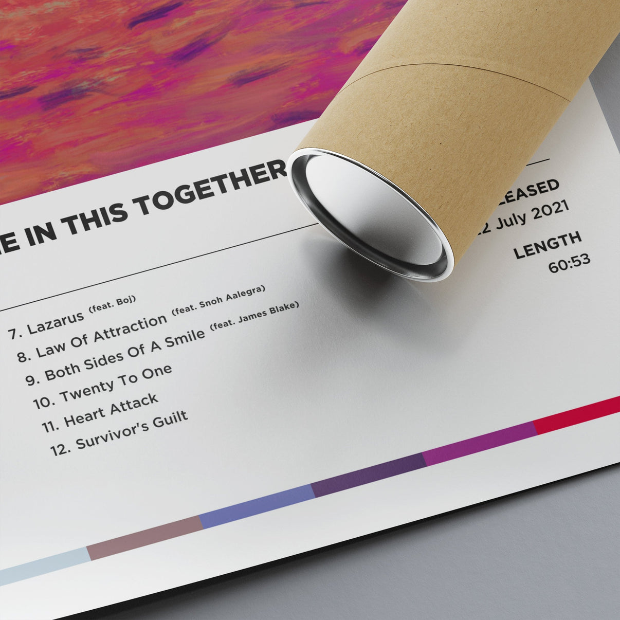 Dave "We're All Alone in This Together" Poster Print