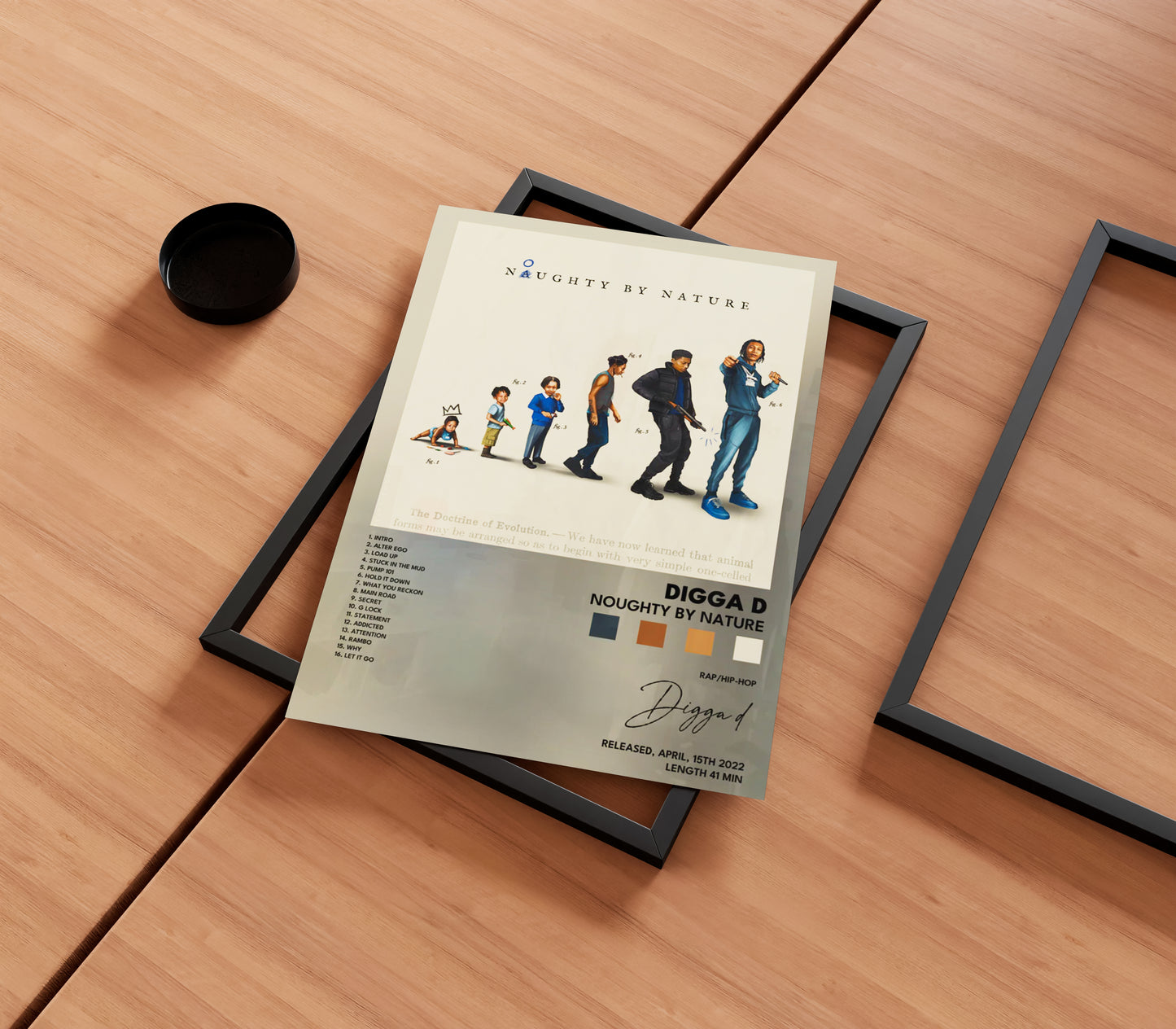 Digga D 'Noughty by Nature' Album Poster