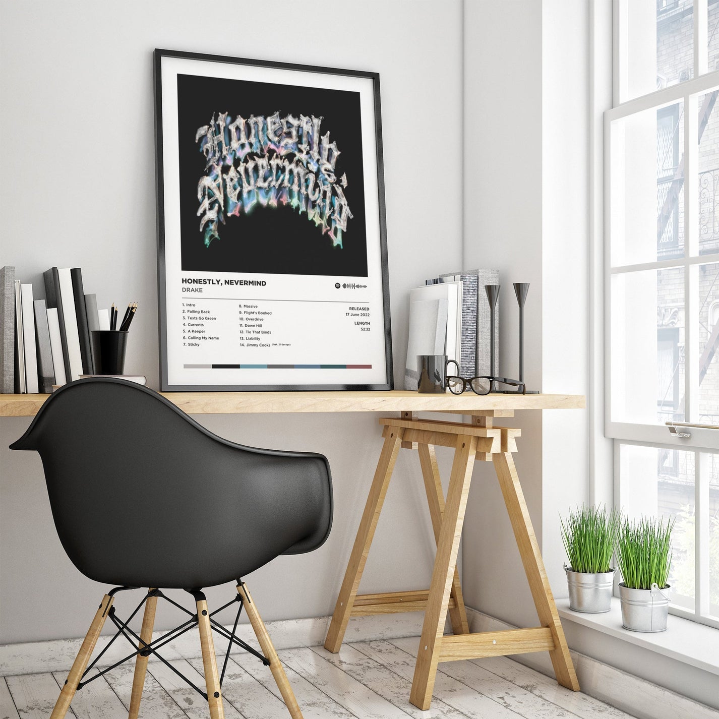 Drake "Honestly, Nevermind" Poster Print