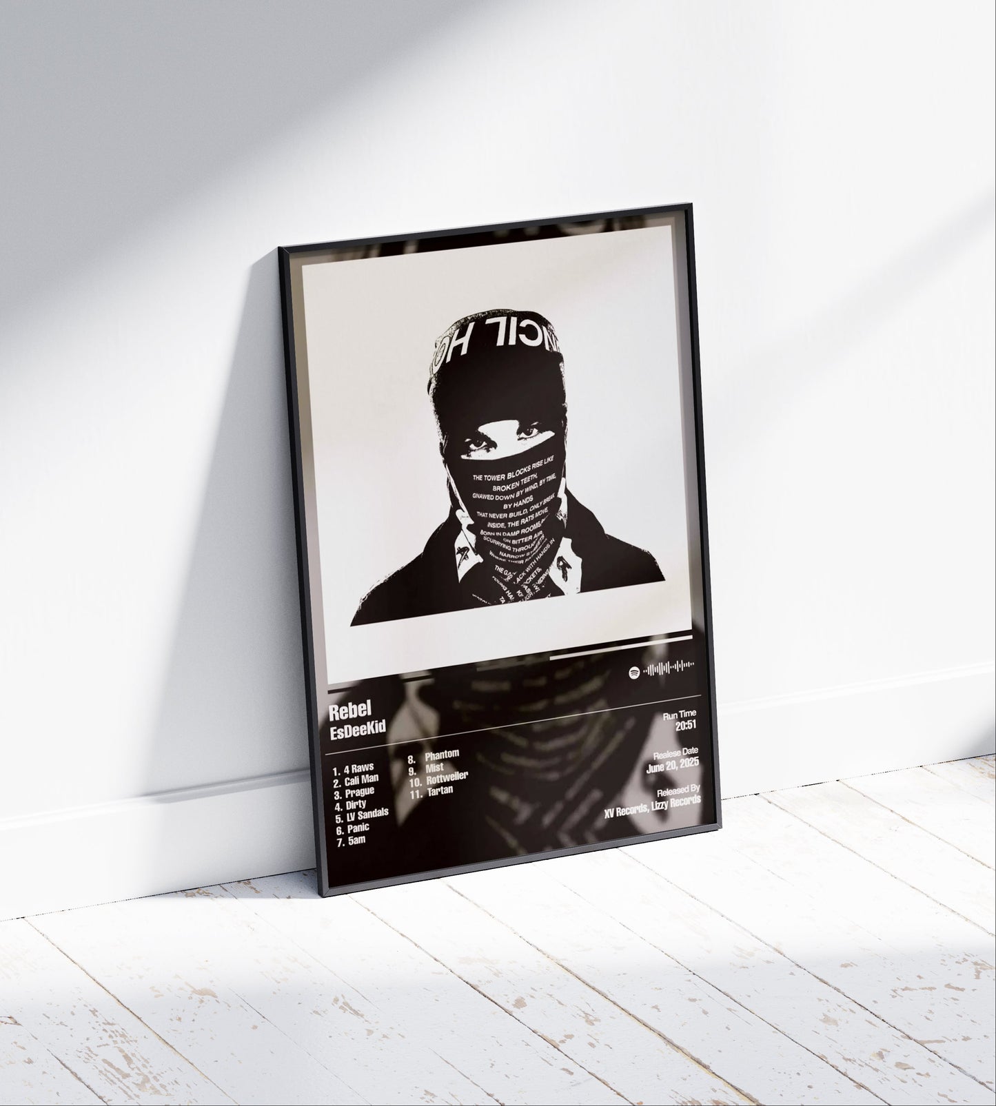 EsDeeKid 'Rebel' Album Poster