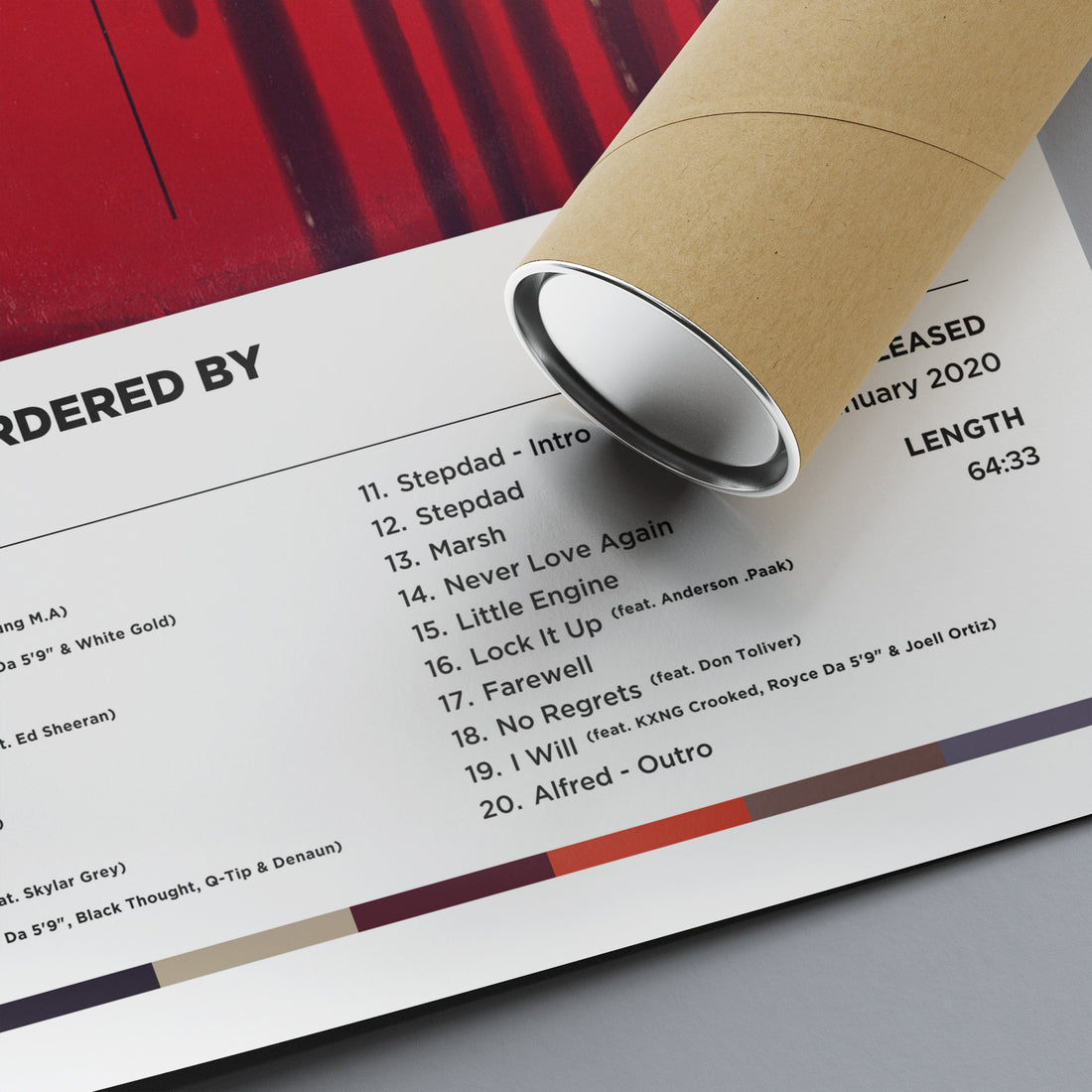 Eminem "Music To Be Murdered By" Poster Print