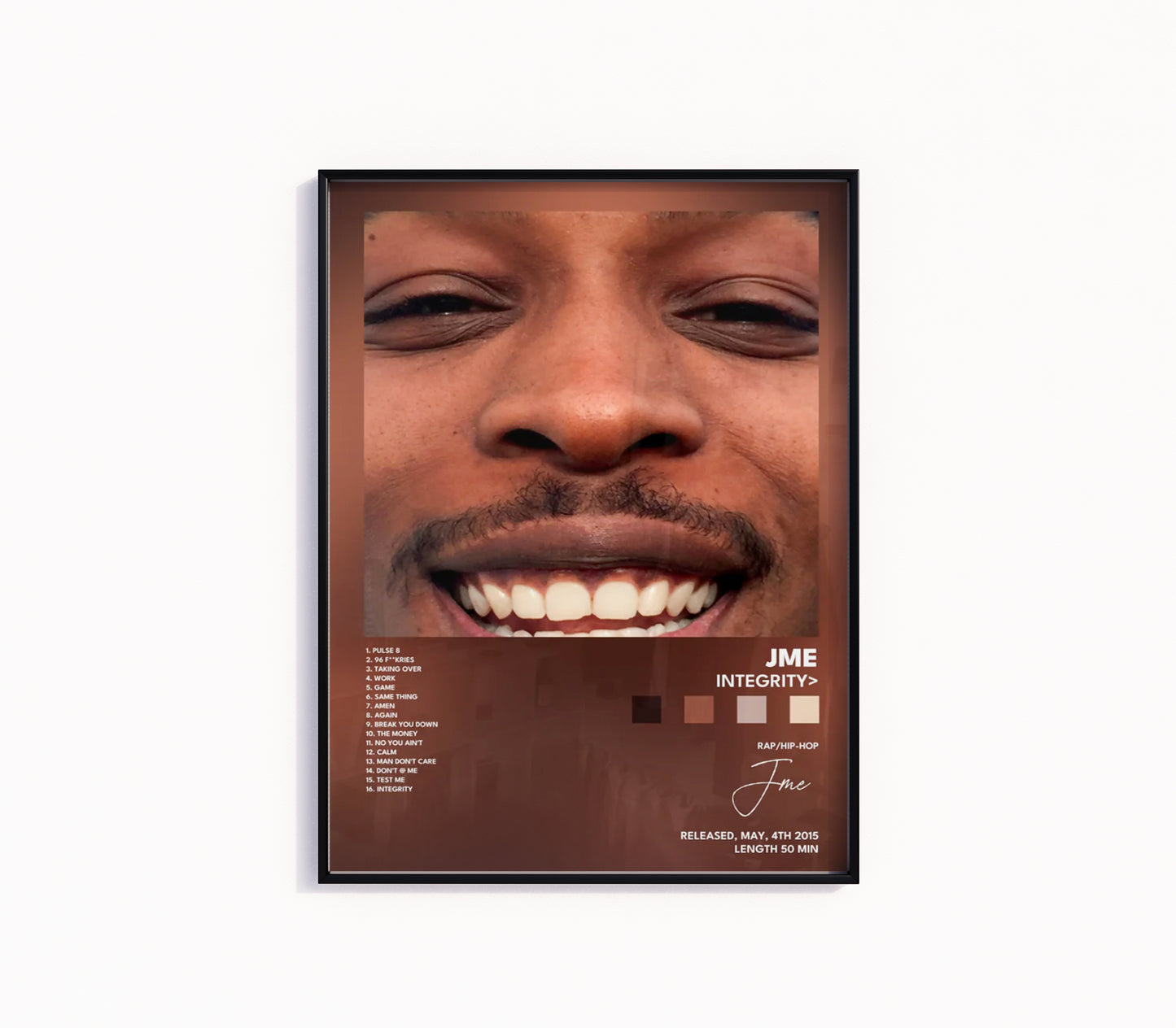 Jme "Integrity" Album Poster
