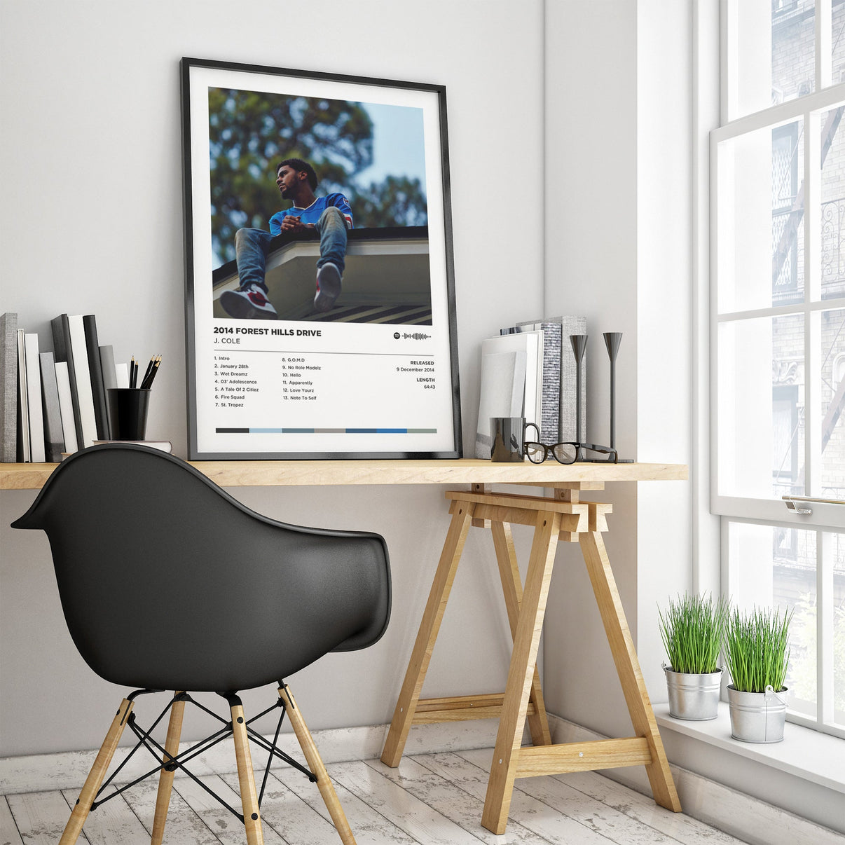 J Cole "2014 Forest Hills Drive" Poster Print