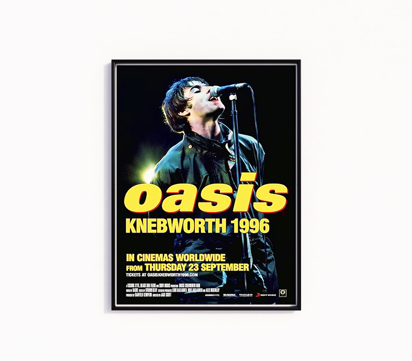 Oasis "Knebworth 1996" Poster