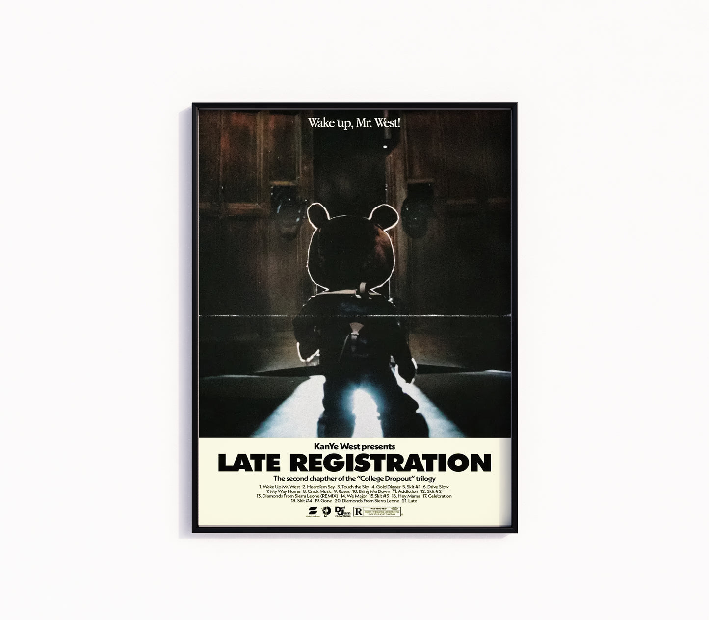 Kanye West "Late Registration" Poster