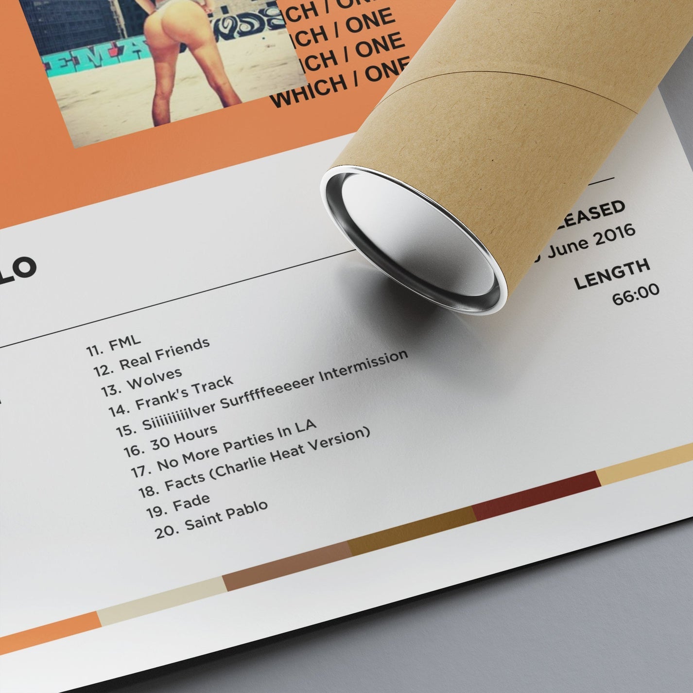 Kanye West "The Life Of Pablo" Poster Print