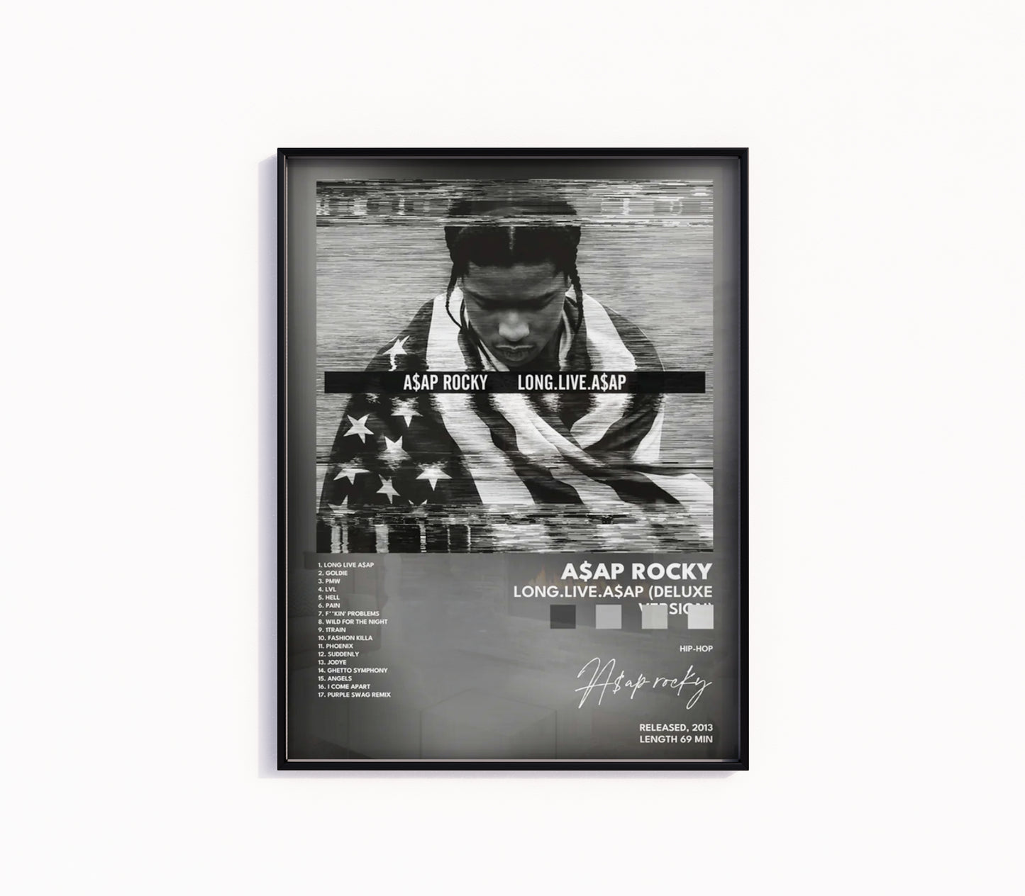 Asap Rocky "Long.Live.A$ap" Album Poster