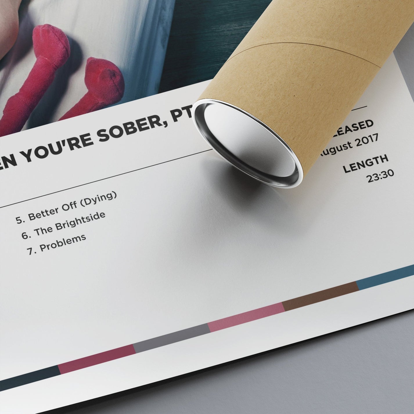 Lil Peep "Come Over When You're Sober" Poster Print