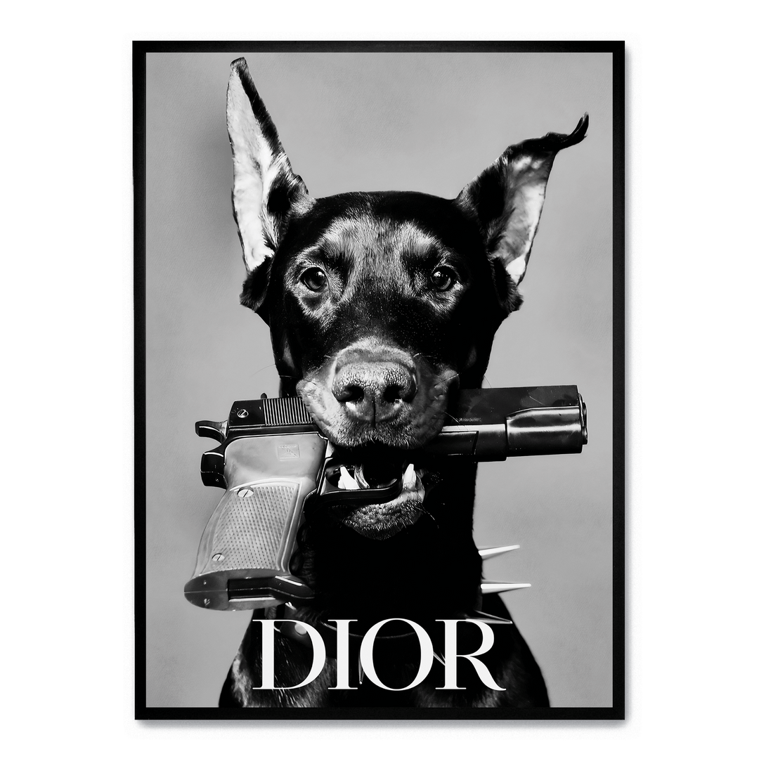 Dior Dog Poster