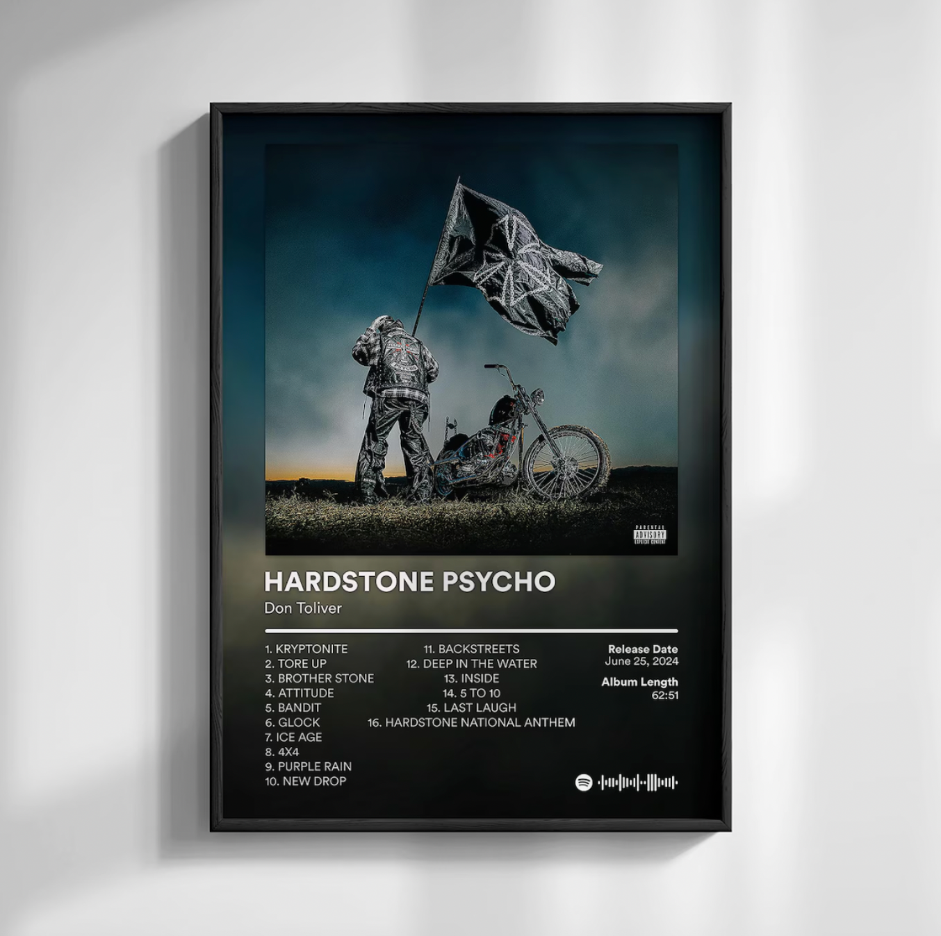 Don Toliver "Hardstone Psycho" Album Poster