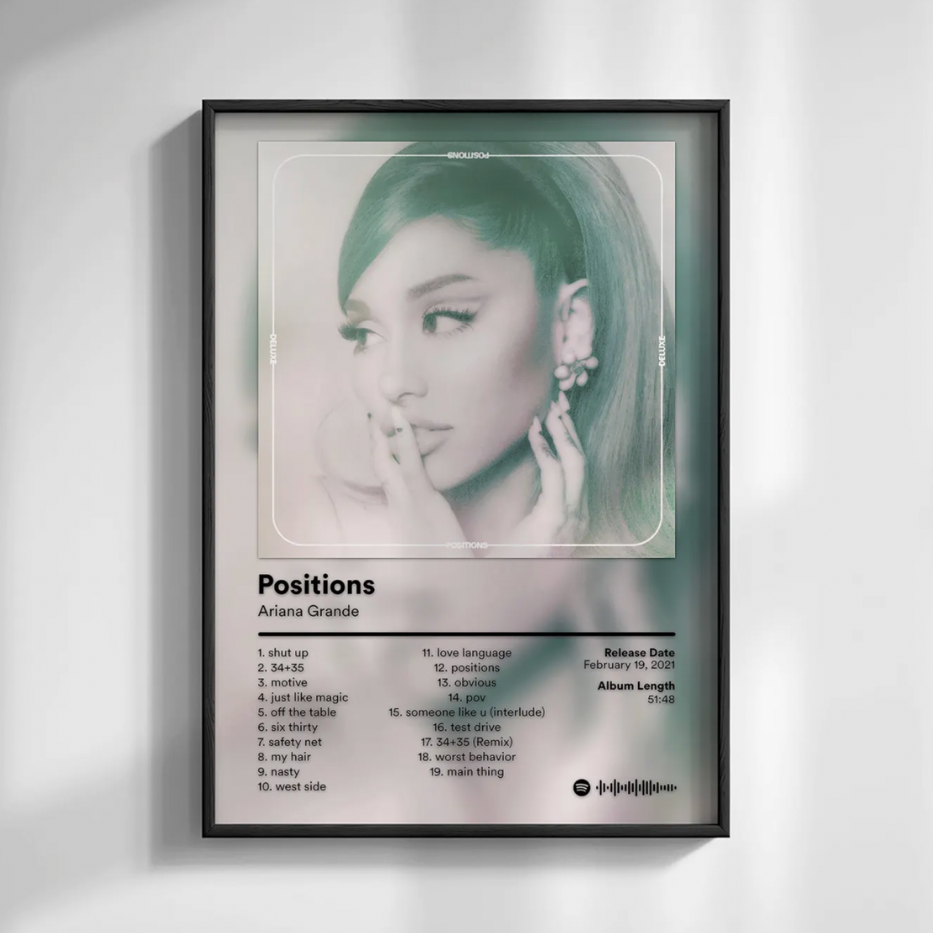 Ariana Grande "Positions" Album Poster