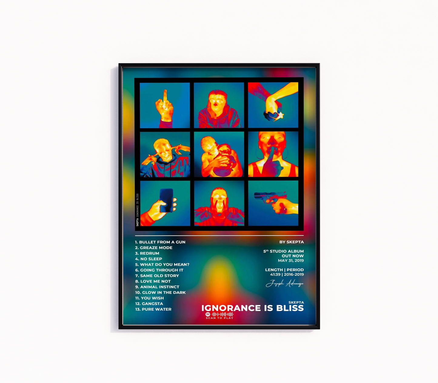 Skepta "Ignorance Is Bliss" Album Poster