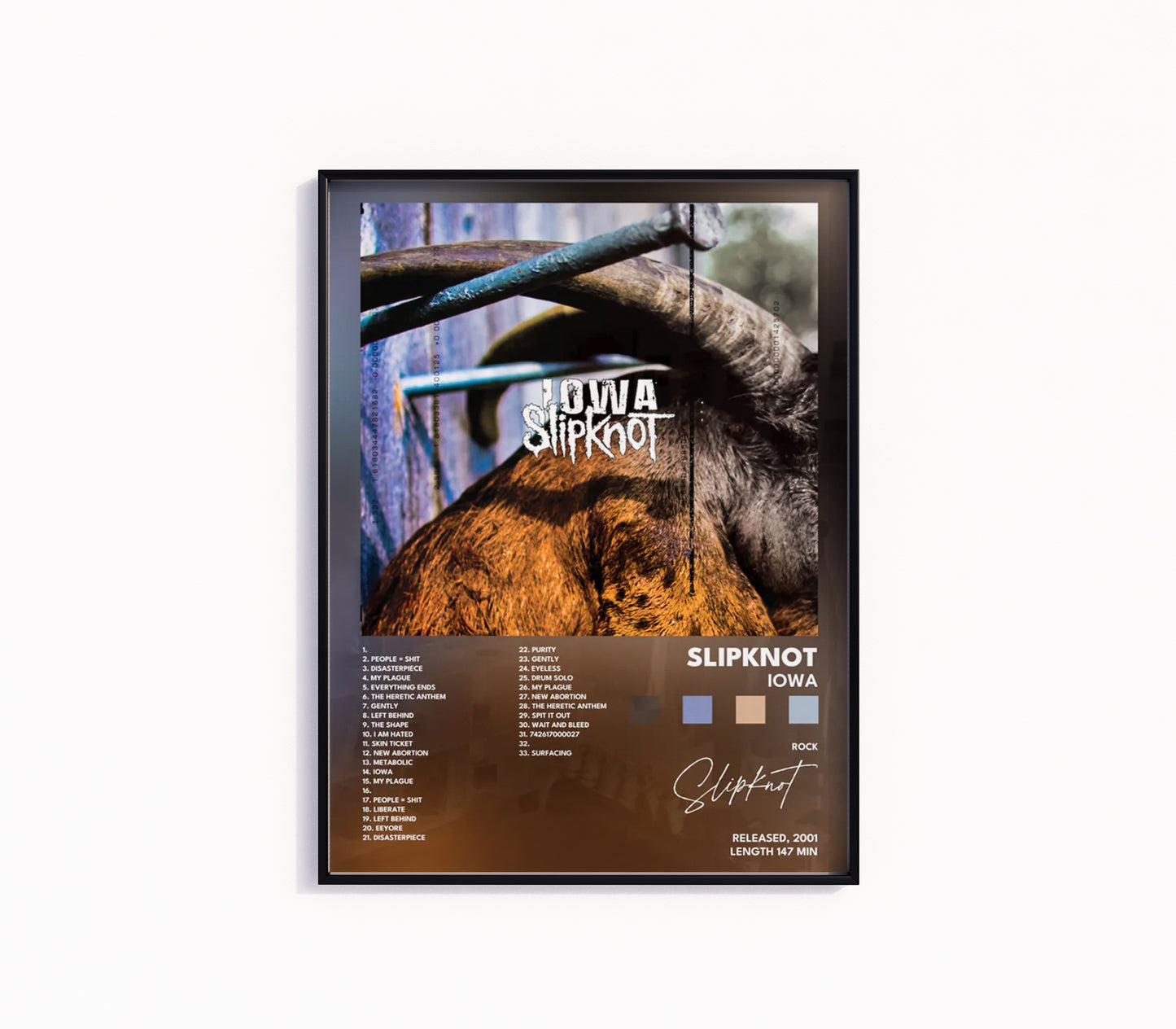 Slipknot "Iwoa" Album Poster