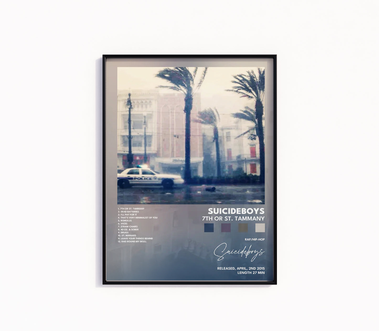 SuicideBoys "7th or St. Tammany" Album Poster