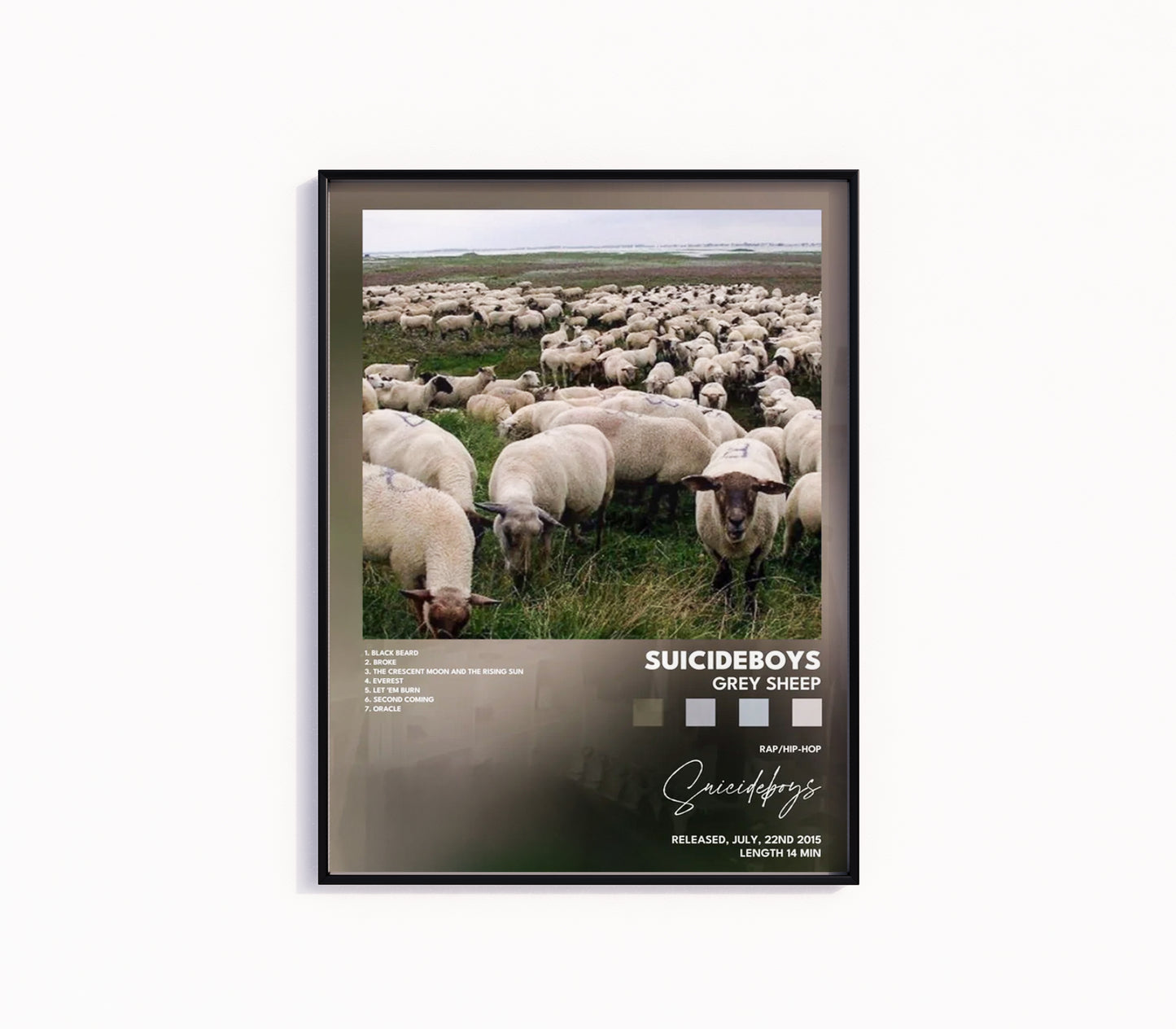 SuicideBoys "Grey Sheep" Album Poster