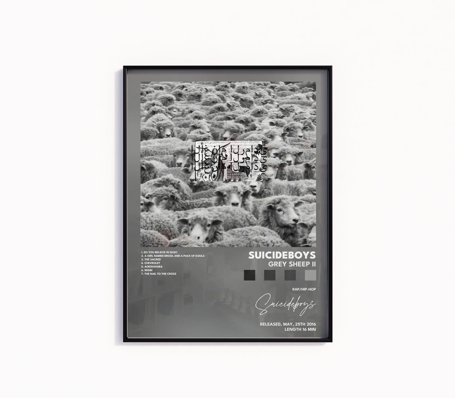 SuicideBoys "Grey Sheep 2" Album Poster