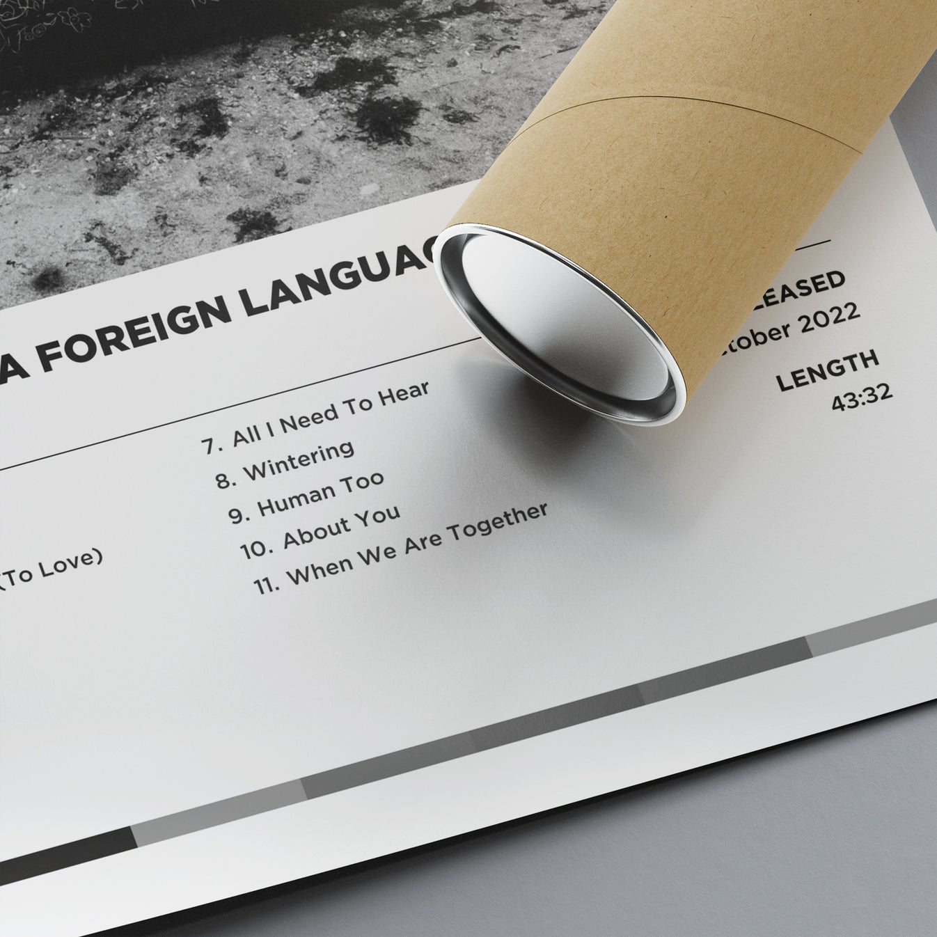 The 1975 "Being Funny In A Foreign Language" Album Poster