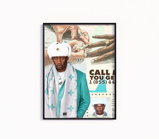 Tyler The Creator "Call Me If You Get Lost" Poster