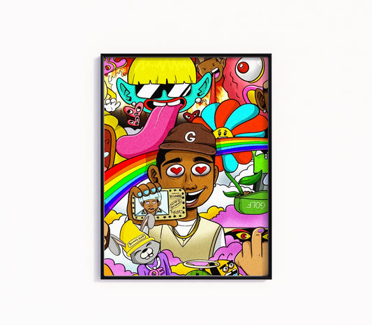 Tyler The Creator "Call Me If You Get Lost" Poster