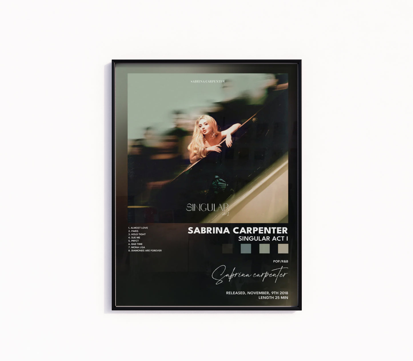 Sabrina Carpenter "Singular Act 1" Album Poster