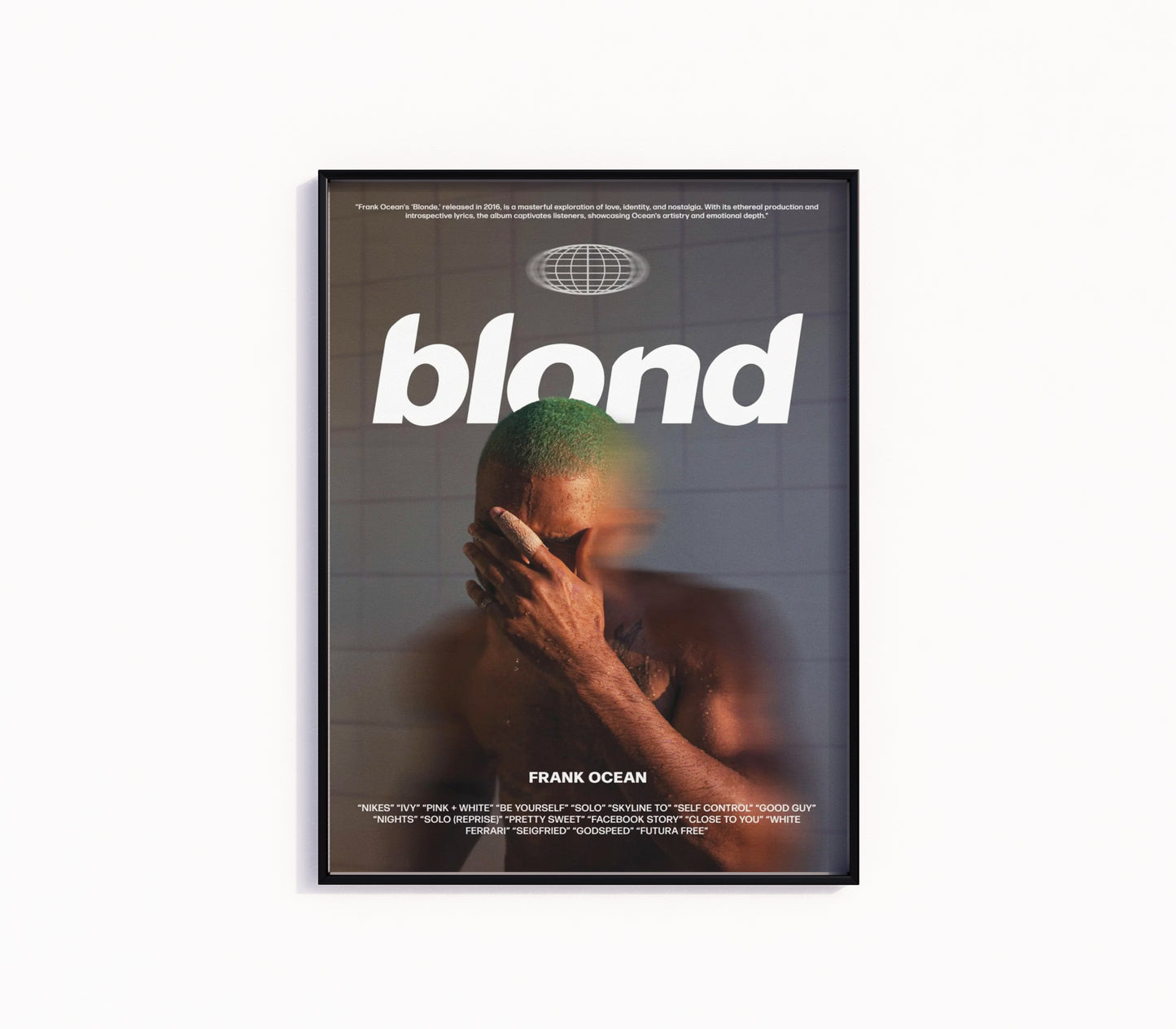 Frank Ocean "Blond" Poster Print