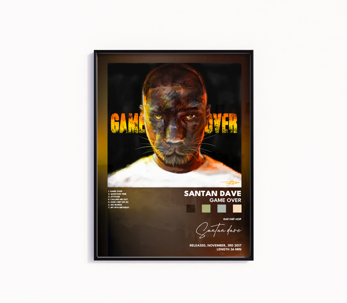 Dave "Game Over" Album Poster
