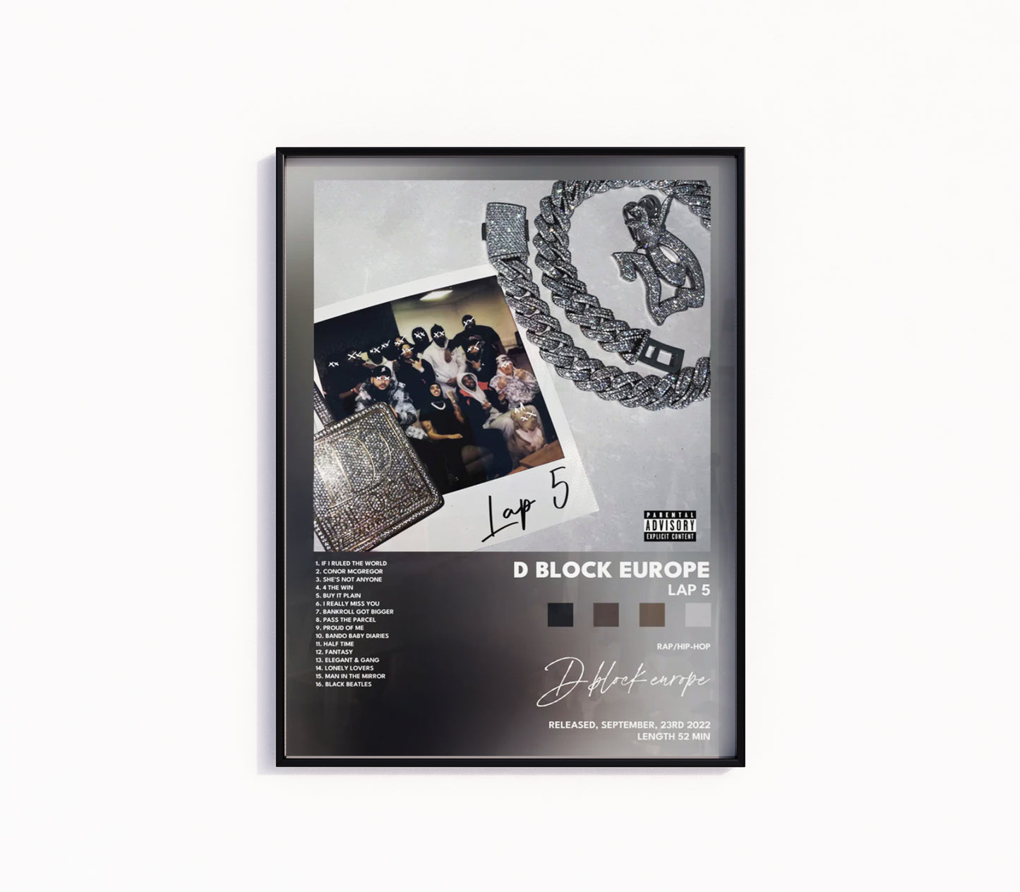 D-Block Europe "Lap 5" Poster