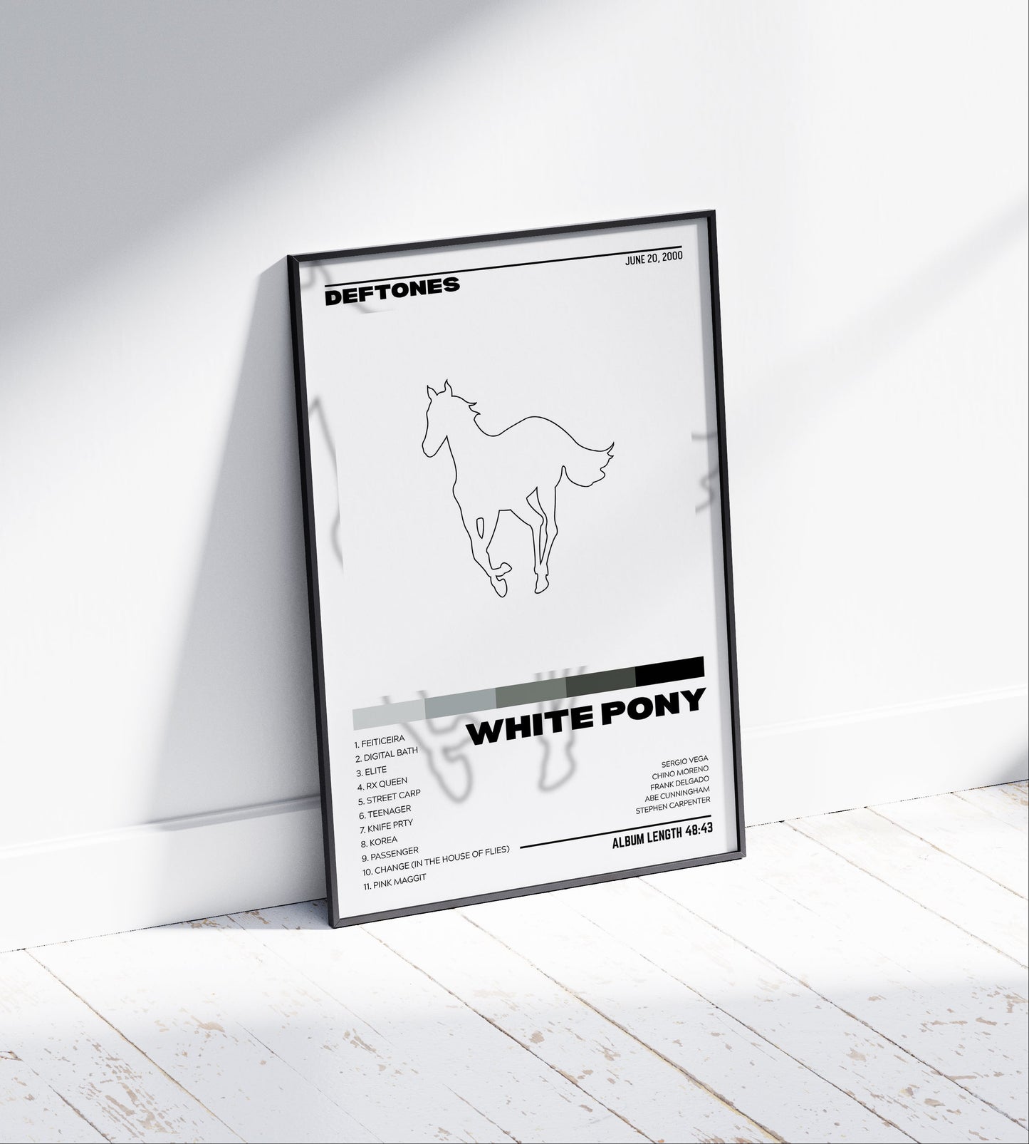 Deftones "White Pony" Album Poster