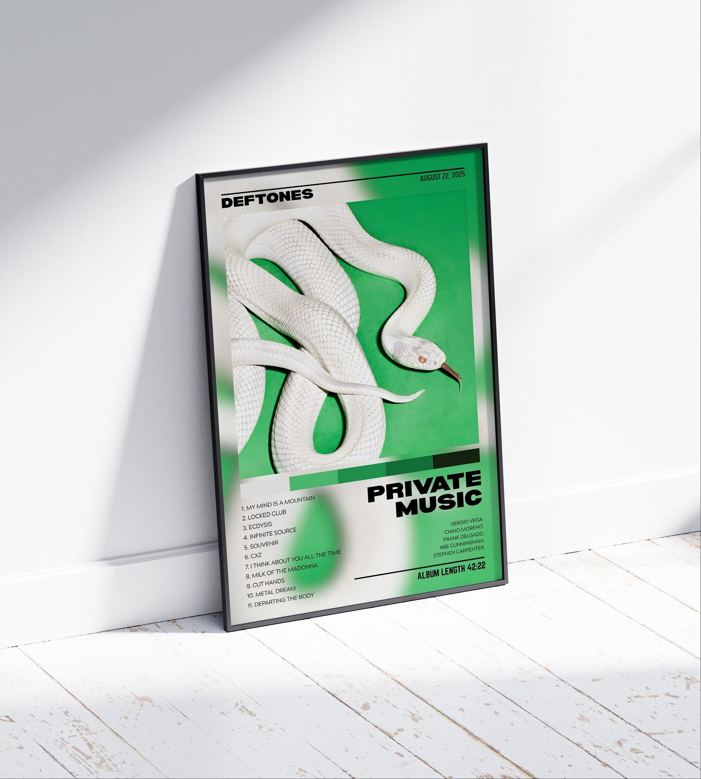 Deftones "Private Music" Album Poster