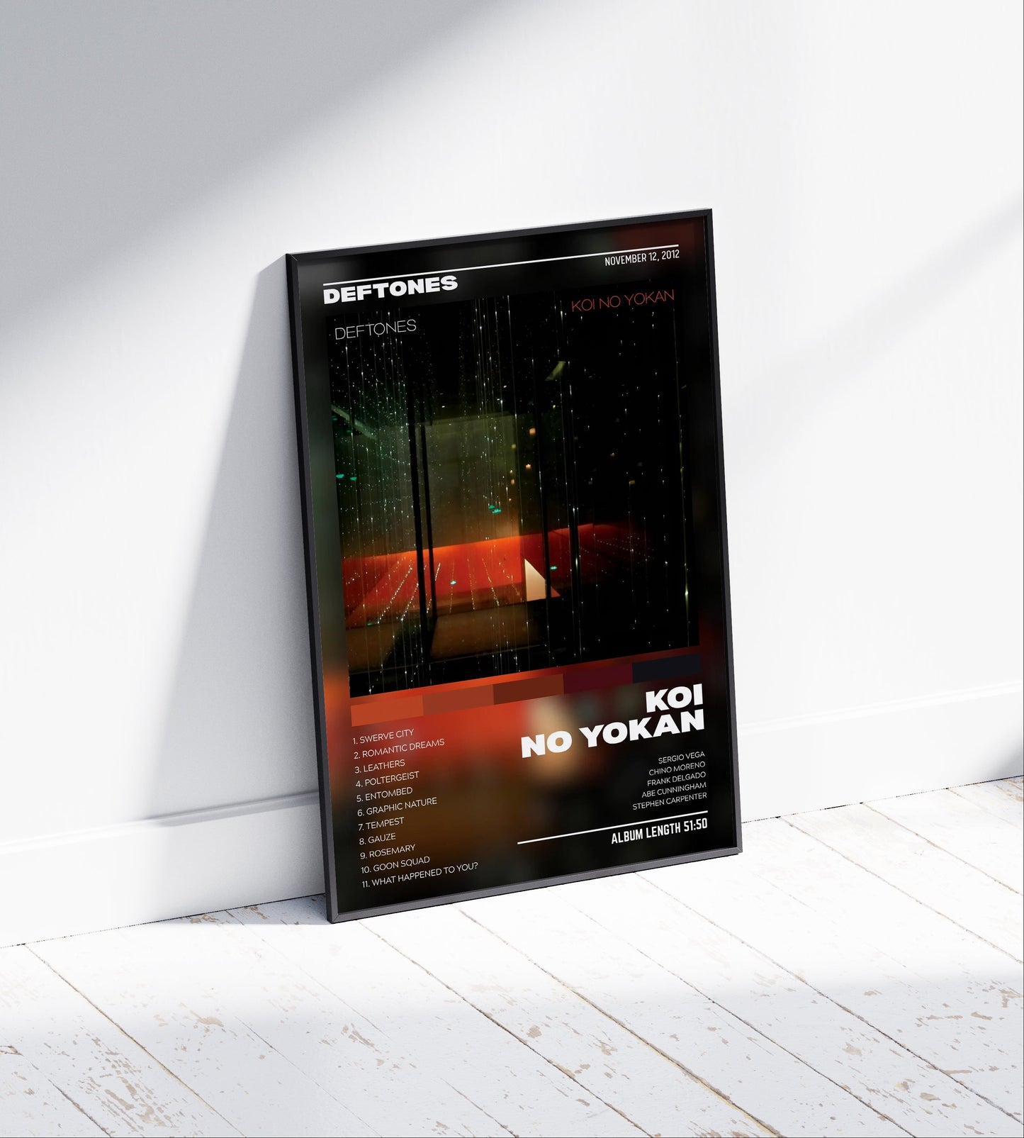 Deftones "Koi No Yokan" Album Poster