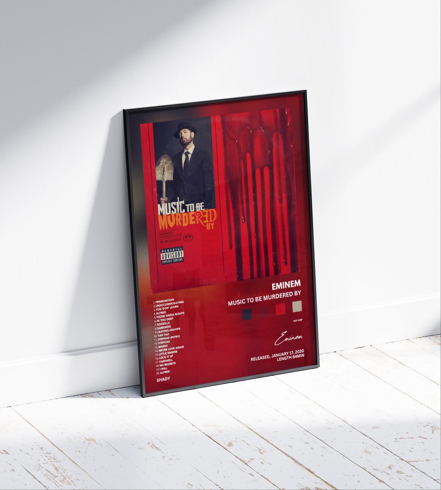 Eminem "Music To Be Murdered By" Album Poster