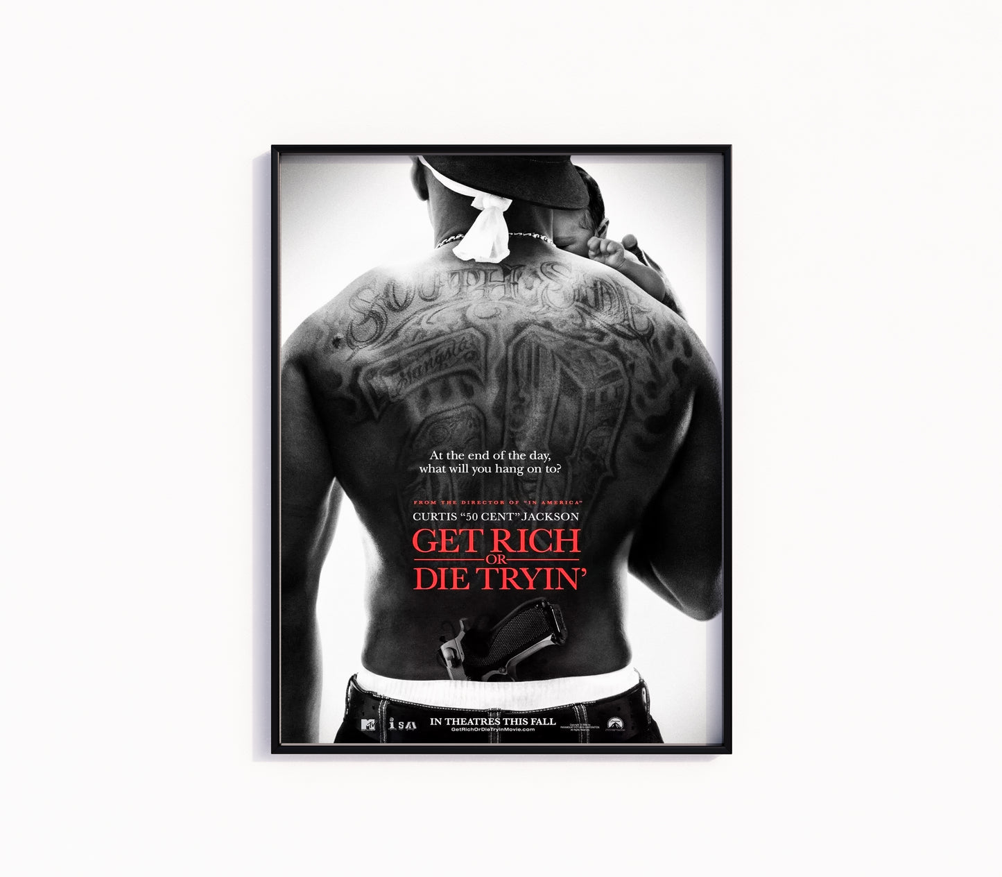 50 Cent "Get Rich or Die Tryin" Poster