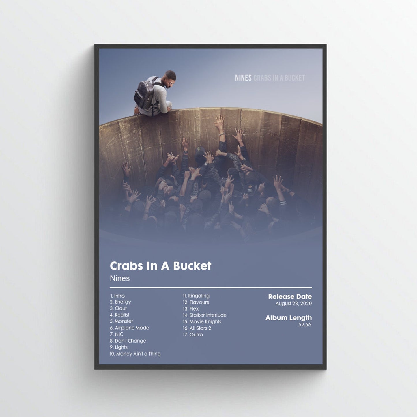 Nines "Crabs In A Bucket" Album Poster