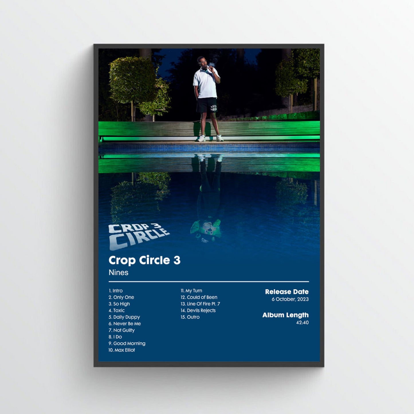Nines "Crop Circle 3" Album Poster