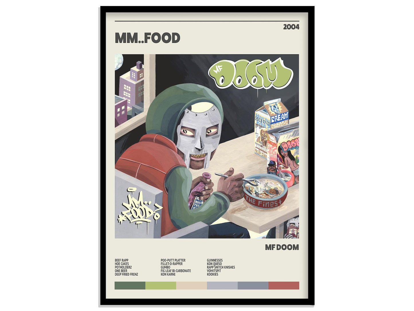 MF Doom "Mm...Food" Poster Print