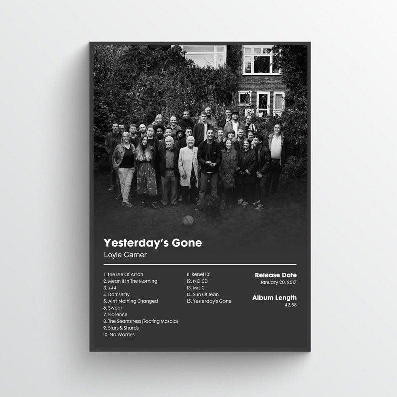 Loyle Carner "Yesterday's Gone" Album Poster