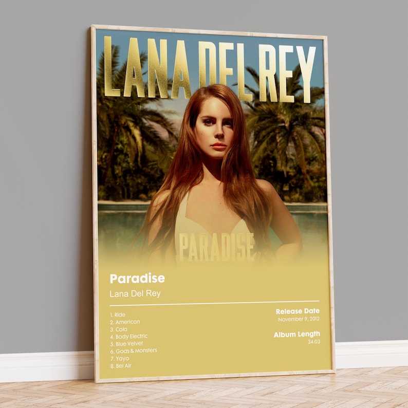 Lana Del Rey "Paradise" Album Poster