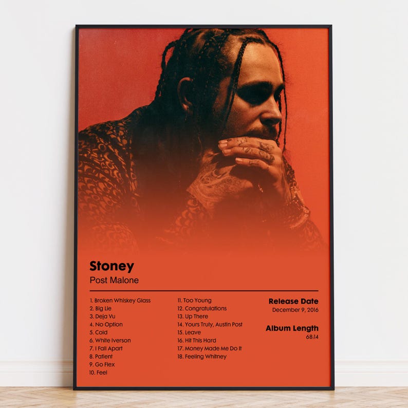 Post Malone "Stoney" Album Poster
