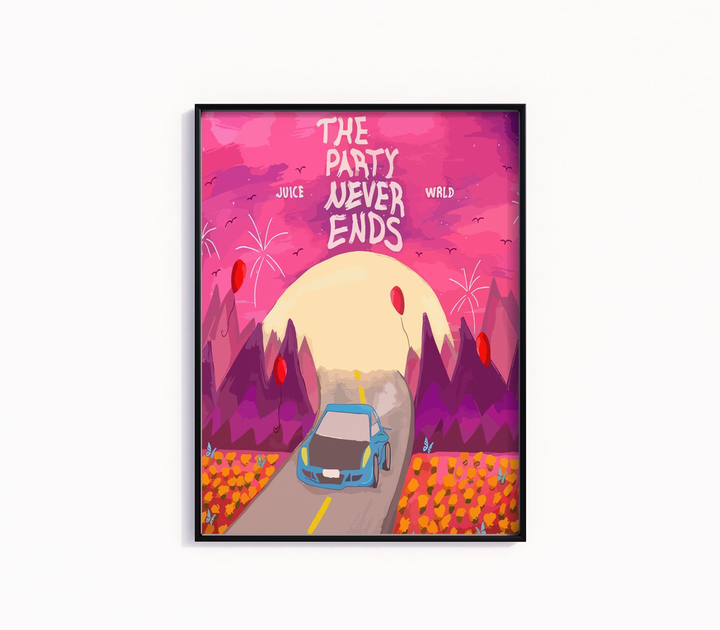 Juice Wrld "Party Never Ends" Poster Print