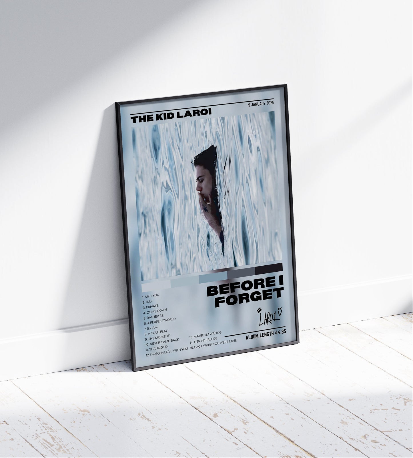 The Kid LAROI 'Before I Forget' Album Poster