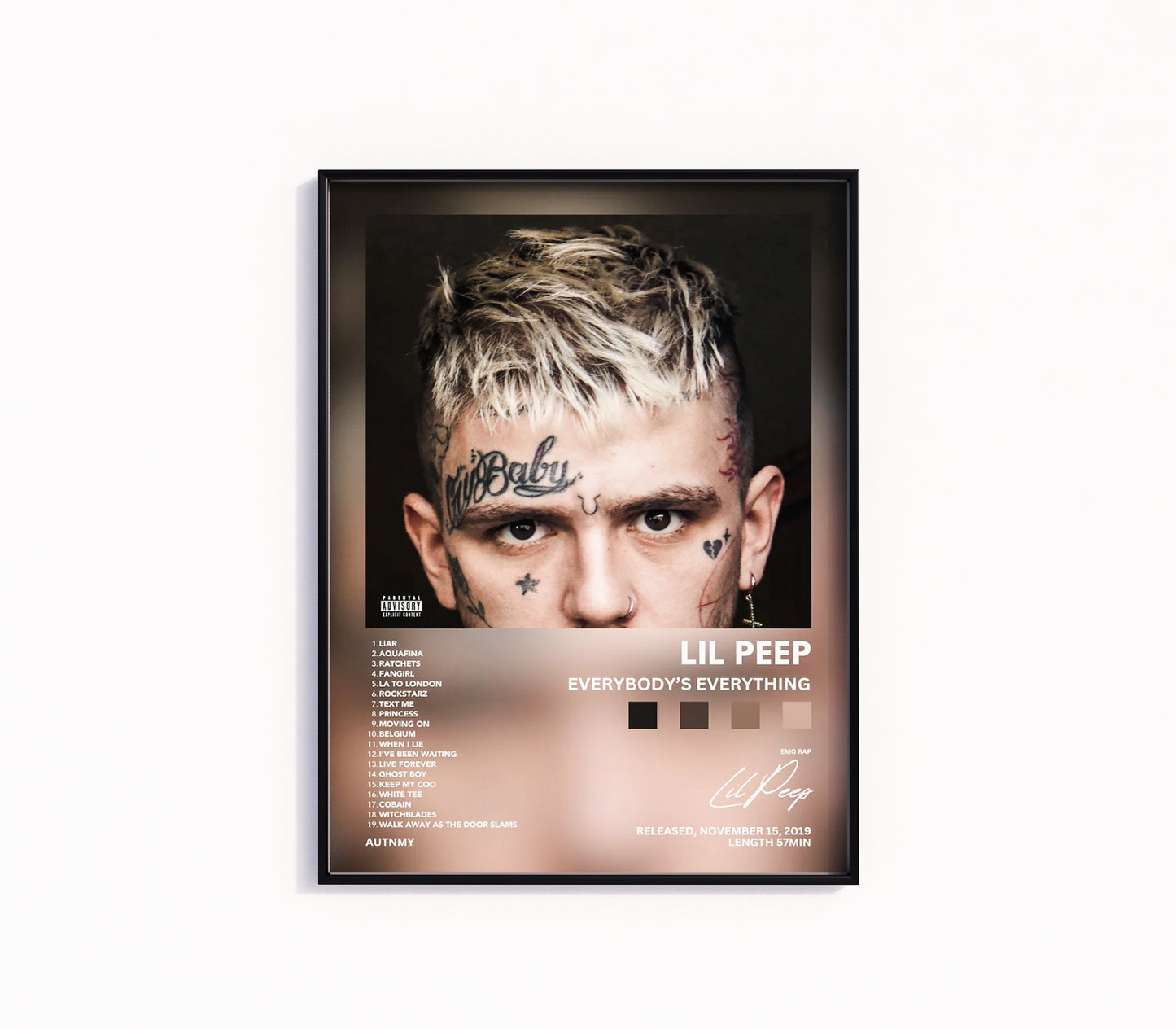 Lil Peep "Everybody's Everything" Album Poster