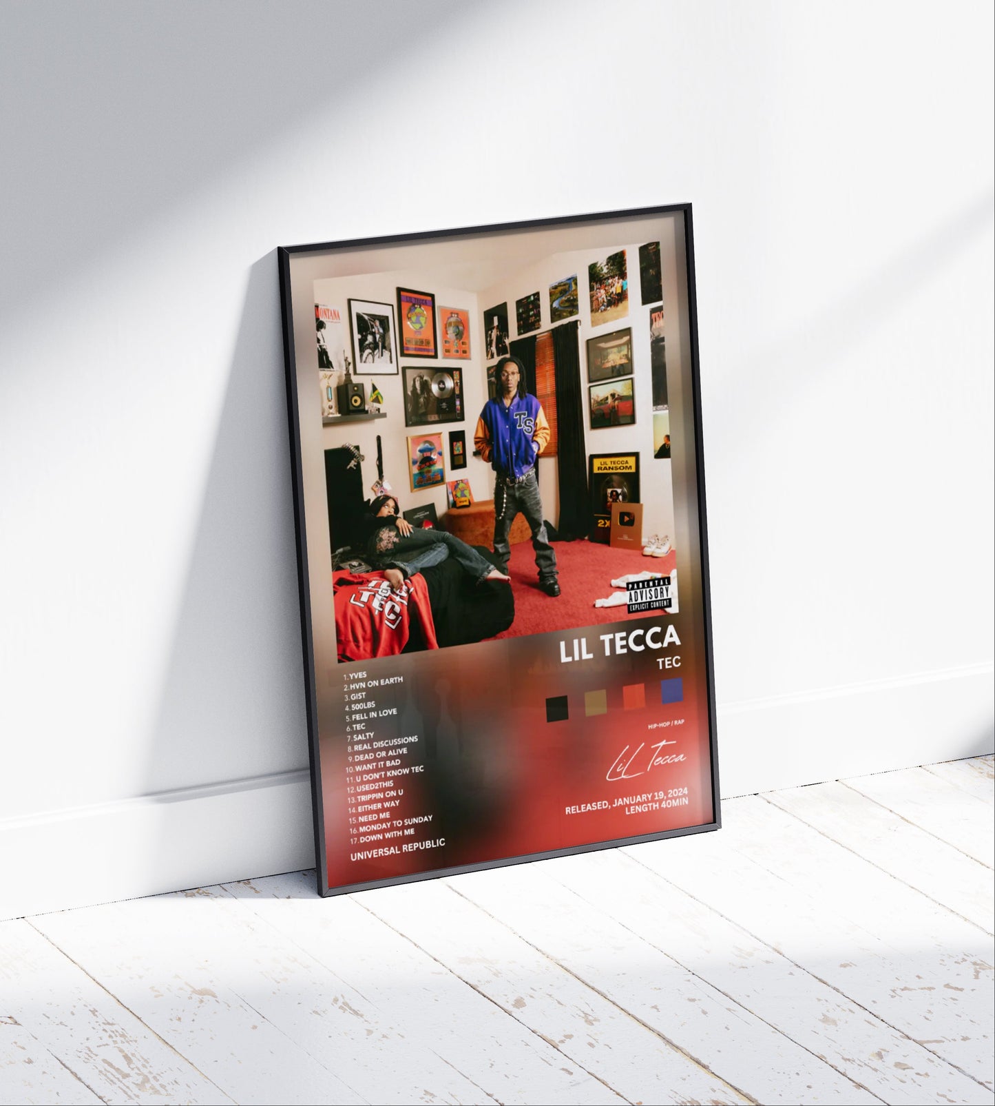 Lil Tecca "TEC" Album Poster