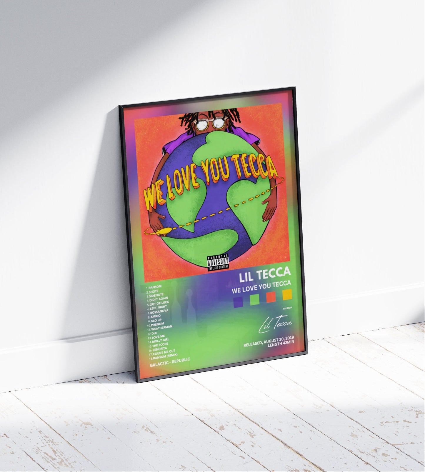 Lil Tecca "We Love You Tecca" Album Poster