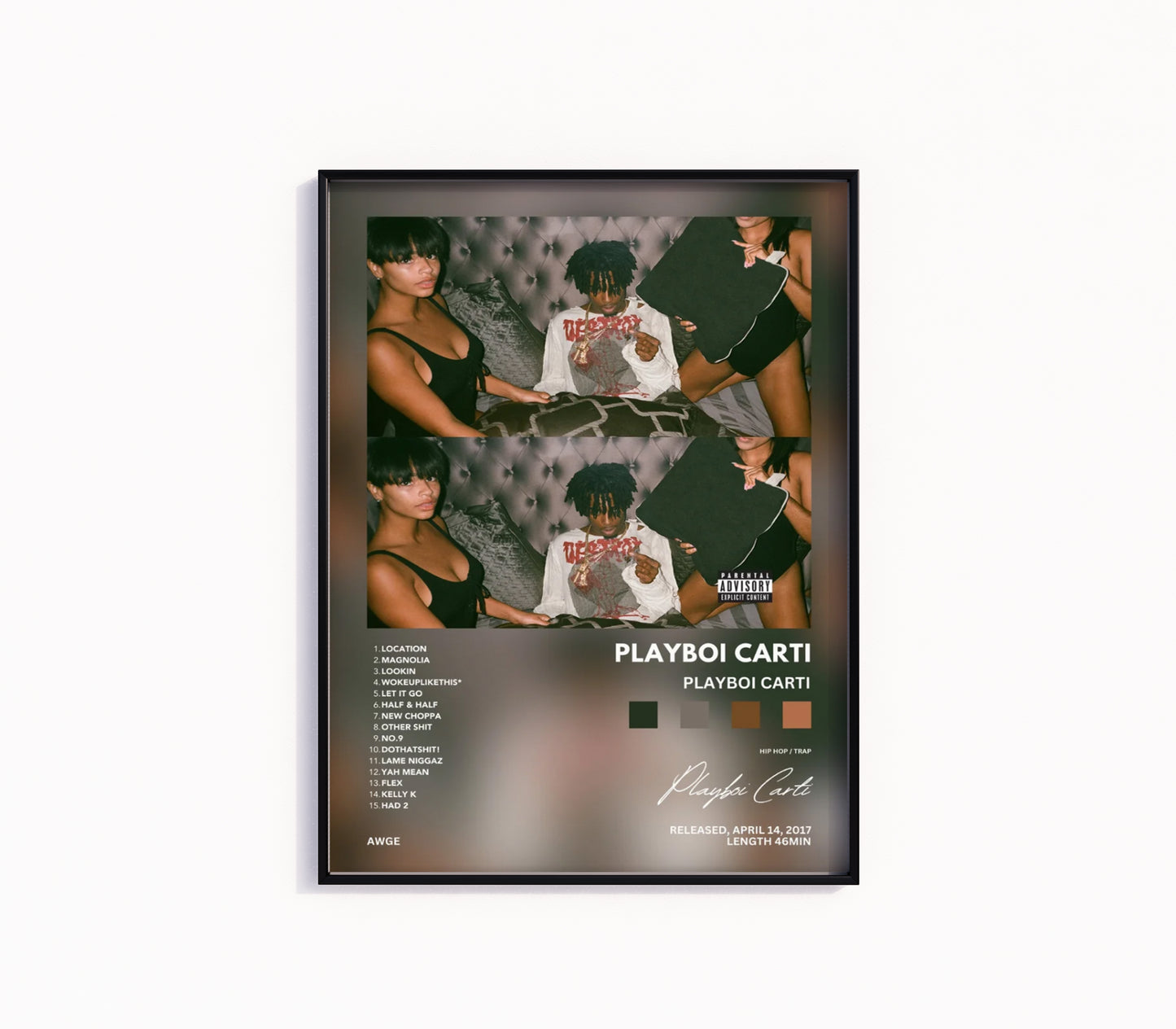 Playboi Carti "Playboi Carti" Poster