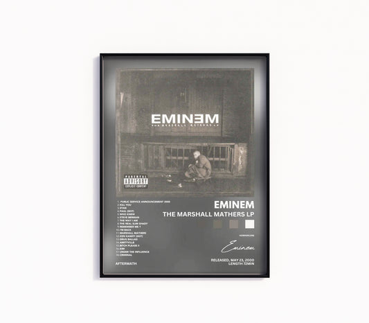 Eminem "The Marshall Mathers Lp" Album Poster